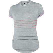 Madison Leia women's short sleeve jersey, silver grey / violet mist