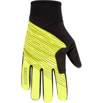 Madison Stellar Reflective Windproof Thermal gloves, black / hi-viz yellow
