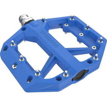 Shimano Pedals PD-GR400 flat pedals, resin with pins, blue