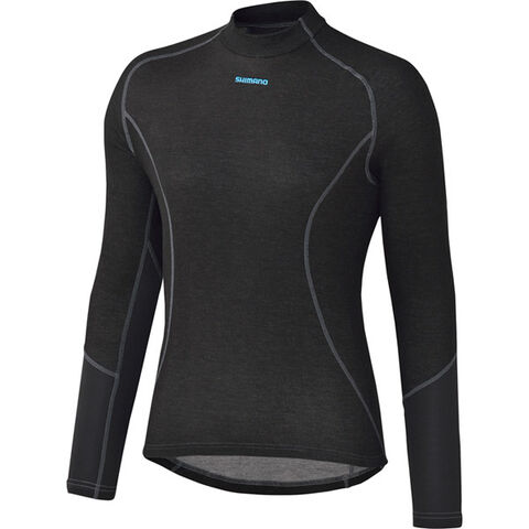 Shimano Clothing W's Breath Hyper Baselayer, Black, X - Large click to zoom image